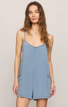 Load image into Gallery viewer, Z SUPPLY- GO EASY JERSEY DENIM ROMPER
