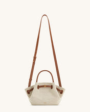 Load image into Gallery viewer, JW PEI-HANA MINI TOTE BROWN CANVAS
