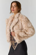 FREE PEOPLE- SUPERNOVA CROPPED FAUX FUR