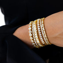 Load image into Gallery viewer, SAHIRA-BEZEL TENNIS BRACELET (6.5)
