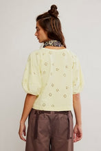 Load image into Gallery viewer, FREE PEOPLE-JESSIE EYELET TEE
