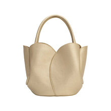 Load image into Gallery viewer, MELIE BIANCO- GOLD TULIP VEGAN BAG
