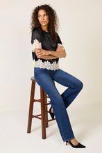 Load image into Gallery viewer, SANCTUARY-ONE OF A KIND SATIN LACE TOP
