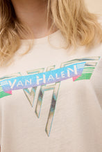 Load image into Gallery viewer, DAYDREAMER-VAN HALEN GLITTER LOGO TOUR TEE
