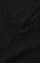 Load image into Gallery viewer, Z SUPPLY-AFTER DARK LACE TRIM BODYSUIT
