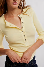 Load image into Gallery viewer, FREE PEOPLE-JAMIE HENLEY IN PERFECT FLAN
