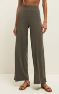 Z SUPPLY- RENAE RIB PANT IN KHAKI GREEN