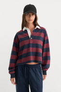 GOOD AMERICAN-CROPPED RUGBY