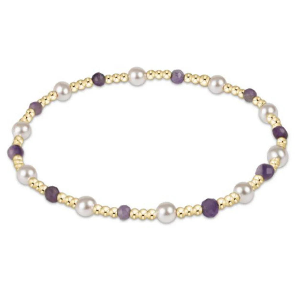 ENEWTON-PEARL SINCERITY PATTERN 4MM BEAD BRACELET