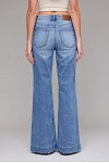 Load image into Gallery viewer, HIDDEN-MEDIUM LIGHT PINTUCK- 33” INSEAM FLARE
