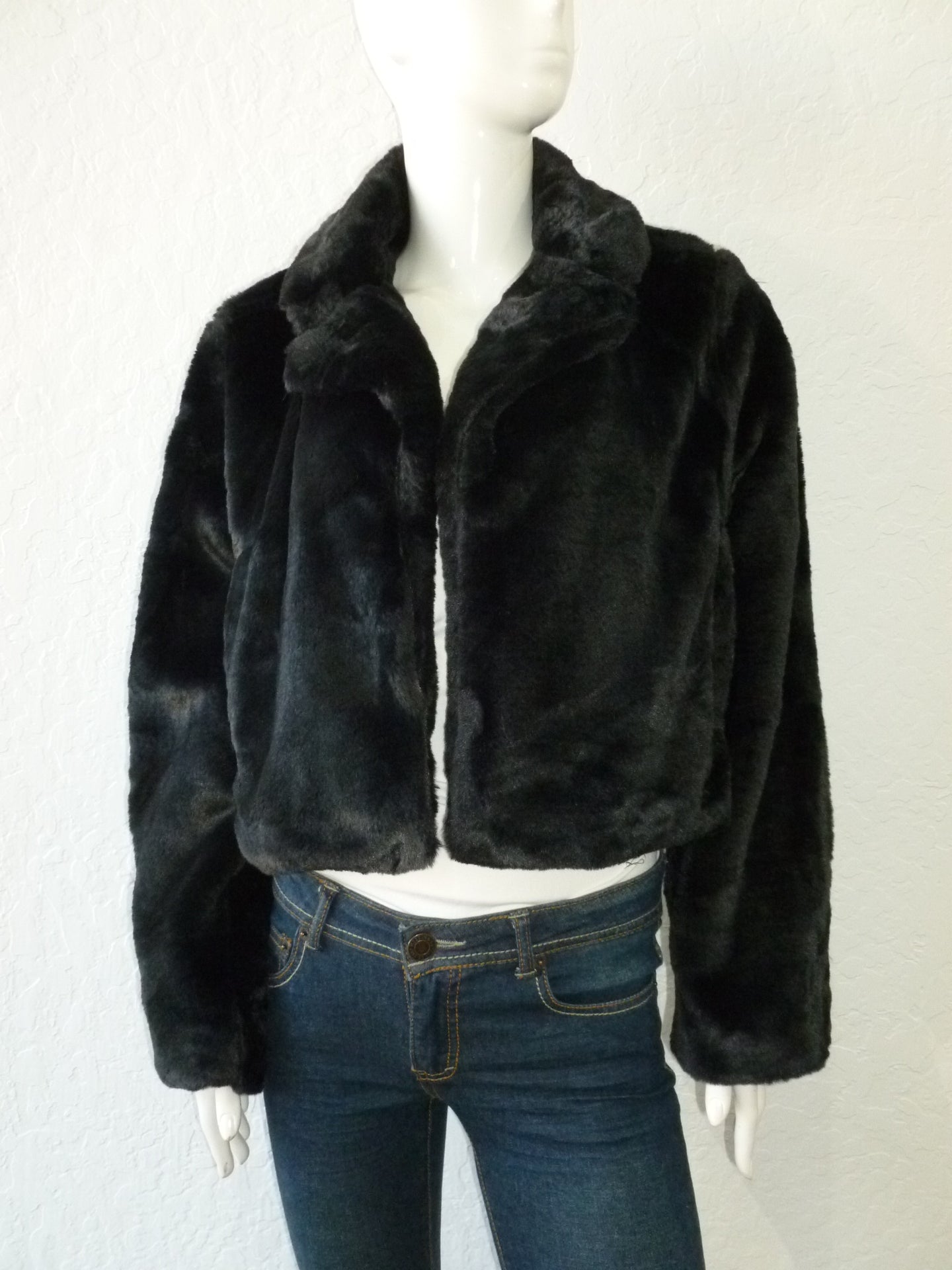 KLD-BLACK FUR COAT