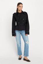 Load image into Gallery viewer, GOOD AMERICAN-CROPPED TRENCH JACKET
