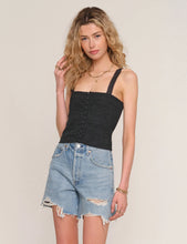 Load image into Gallery viewer, HEARTLOOM-SOMA TOP IN BLACK
