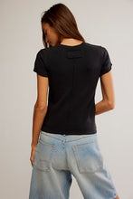 Load image into Gallery viewer, FREE PEOPLE-THE TEE THAT GOT AWAY BLACK
