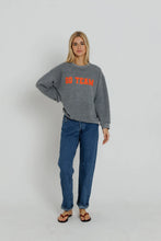 Load image into Gallery viewer, SUNNY SOMEWHERE- GO TEAM OVERSIZED SWEATSHIRT
