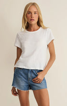 Load image into Gallery viewer, Z SUPPLY-JUNIE SLUB TEE IN WHITE

