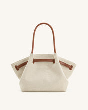 Load image into Gallery viewer, JW PEI-HANA MEDIUM TOTE BAG BROWN CANVAS
