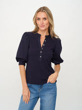Load image into Gallery viewer, SIX FIFTY-AUDREY TOP IN NAVY
