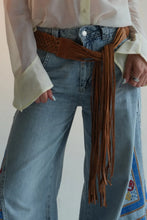Load image into Gallery viewer, FEARLESS IS- BROWN LEATHER BELT
