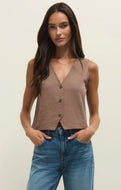 Z SUPPLY-NOELLE TEXTURED TANK TOP IN MILKSHAKE