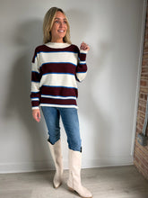 Load image into Gallery viewer, DELUC-OSSA STRIPED SWEATER

