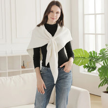 Load image into Gallery viewer, HANA-COZY SOLID KNIT WRAP SHAWL
