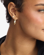 Load image into Gallery viewer, MELINDA MARIA-SHE’S ON POINT LASSO HOOPS
