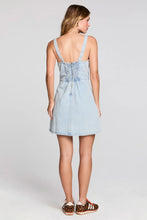 Load image into Gallery viewer, SALT WATER LUXE- MADISIN STONEWASH DENIM MINI DRESS
