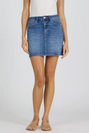 DEAR JOHN- QUINN SKIRT IN FOG SKY