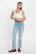 GOOD AMERICAN-GOOD KICK FLARE JEAN