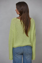 Load image into Gallery viewer, By Together Cotton Sweater – Citrus Lime
