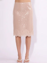 Load image into Gallery viewer, BERRY MELLOW- SEQUIN MIDI SKIRT
