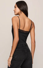 Load image into Gallery viewer, Z SUPPLY-AFTER DARK LACE TRIM BODYSUIT
