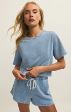 Load image into Gallery viewer, Z SUPPLY-CURRAN KNIT DENIM SWEATSHIRT

