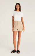 Z SUPPLY- FARAH LINEN SHORT-FLAX