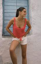 Load image into Gallery viewer, Z SUPPLY- TATE LACE UP SWEATER TOP
