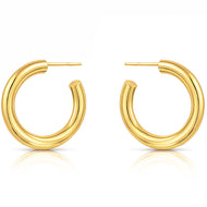 ELLIE VAIL-FLORA MEDIUM HOOP EARRING
