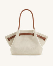 Load image into Gallery viewer, JW PEI-HANA LARGE TOTE BAG BROWN CANVAS
