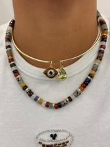 Load image into Gallery viewer, JTG-MOSAIC ON THE ROCKS NECKLACE

