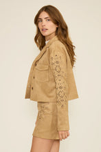 Load image into Gallery viewer, LUCY PARIS-PRESLEY FAUX SUEDE JACKET
