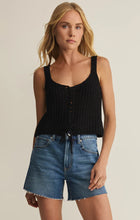 Load image into Gallery viewer, Z SUPPLY- TATE LACE UP SWEATER TOP
