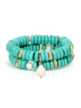 Load image into Gallery viewer, ETTIKA-AMALFI STRETCH BRACELET SET
