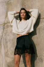 Load image into Gallery viewer, FREE PEOPLE-MEET IN THE MIDDLE HALF SLIP SKIRT

