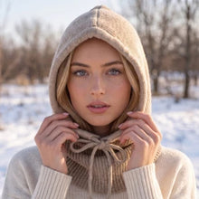 Load image into Gallery viewer, FAME- RIBBED KNIT HOODIE
