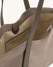 Load image into Gallery viewer, JW PEI-KIANA LARGE FAUX SUEDE TOTE BAG
