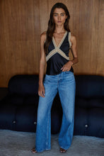 Load image into Gallery viewer, BY TOGETHER-MY DARLING CONTRAST LACE TRIM TOP
