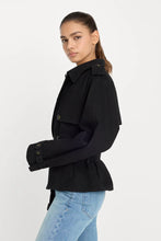 Load image into Gallery viewer, GOOD AMERICAN-CROPPED TRENCH JACKET

