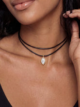 Load image into Gallery viewer, ETTIKA-MARQUISE CRYSTAL PENDANT CORD NECKLACE
