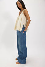 Load image into Gallery viewer, FREE PEOPLE-BREEZY DENIM PULL ON IN COBALT

