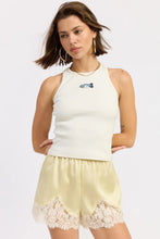 Load image into Gallery viewer, EMORY PARK-BUTTER YELLOW SILK SHORTS
